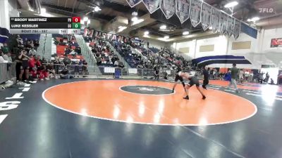 157 lbs Cons. Round 6 - Brody Martinez, Palm Desert vs Luke Kessler, San Clemente