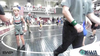 67-70 lbs Rr Rnd 3 - Blaine Backus, Newkirk Takedown Club vs Maddox Pappan, Disciple Wrestling