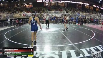 115 lbs Champ. Round 1 - VANESSA WHITCLOCK, Admiral Farragut vs Cameron Galvin, Freedom (Orlando)