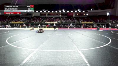 141 lbs Consi Of 32 #2 - Landon Yoder, Apprentice vs Caleb Burbank, Idaho