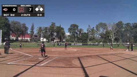 Replay: Susquehanna vs Redlands | Mar 8 @ 1 PM