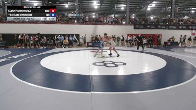 65 kg Champ. Rd Of 64 - Aldo Hernandez, Boone RTC vs Logan Swensen, Jackrabbit Wrestling Club