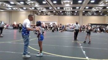 80 lbs Consi Of 4 - Prisayis Harrell, Lawc vs Azyah Rice, Inland Elite