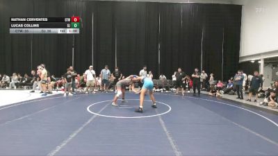155 lbs Round 5 (6 Team) - Nathan Cerventes, CTWHALE vs Lucas Collins, Dirty Jersey