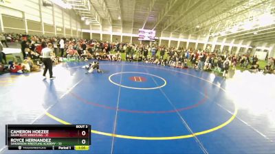 92 lbs Round 2 (4 Team) - Royce Hernandez, Sanderson Wrestling Academy vs Cameron Hoezee, Salem Elite Wrestling