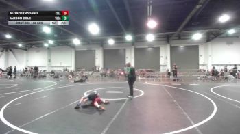 65 lbs Consolation - Alonzo Castano, College Prep Wr Ac vs Jaxson Cole, Yucaipa Thunder WC