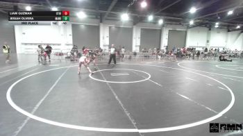 73 lbs 3rd Place - Liam Guzman, Other Team vs Jesiah Olvera, Manu WC
