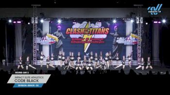 Impact Elite Athletics - Code Black [2024 L3 Senior - D2 Day 2] 2024 ASC Clash of the Titans Schaumburg & CSG Dance Grand Nationals