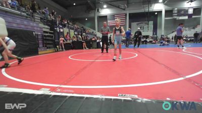 61 lbs Rr Rnd 5 - Kaysen Peters, Collinsville Cardinal Youth Wrestling vs Nash McCuistion, Tiger Trained Wrestling