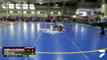 133 lbs Quarterfinal - Ethan Ford, University Of Southern Maine vs Gabriel Leo-Esparolini, Johnson & Wales University (Rhode Island)