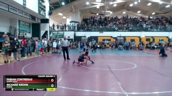 85 lbs Champ. Round 2 - Fabian Contreras, Nampa West vs Richard Krohn, Parma
