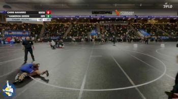 144 lbs Champ. Round 1 - Chris Navarro, Lombard (Montini) vs Kameron Green, Creighton Preparatory School