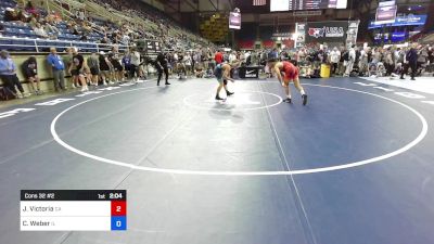 150 lbs Cons 32 #2 - Jayson Victoria, CA vs Carson Weber, IL