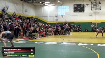 150 lbs Cons. Round 5 - Boston Burkhardt, Marysville vs Aiden Kyser, Vermillion