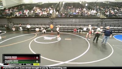 141 lbs Cons. Round 2 - Mason Redd, Logan High School vs Madden Gray, Skyridge High School