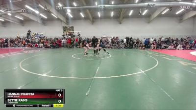 125 lbs Cons. Round 6 - Bettie Rains, Thornton vs Hannah Pramita, Regis Jesuit