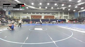 197 lbs Cons. Round 2 - Bennett Sonneborn, NYU vs Aaron Johnson, Alfred State