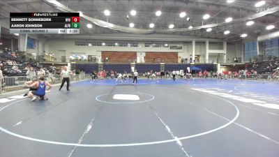 197 lbs Cons. Round 2 - Bennett Sonneborn, NYU vs Aaron Johnson, Alfred State