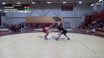 165 lbs 3rd Place Match - Hale Rhodes, Coe vs Hayden Helgeson, Grand View (Iowa)