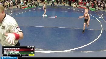 48 lbs Cons. Round 3 - Cason McPherson, Delta Wrestling Club vs Cooper Loveless, Payson Lions Wrestling Club