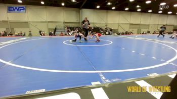 55 lbs Rr Rnd 3 - Clayton Wardlow, Heat 9U vs Rocco Ritchie, Untouchables 9U White