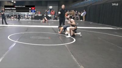 103 lbs Cons. Round 3 - Aynsley Fink, Ottawa University vs Karina Vang, Doane