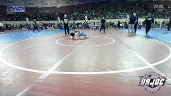 50 lbs Consi Of 8 #1 - Blake Fowler, Duncan Demon Wrestling vs Violet Jones, Honey Badgers Wrestling Club