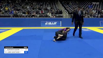 LAURA ADRIANA GUERRA TERAN vs RONA LARA SANTIANO 2022 Pan IBJJF Jiu-Jitsu No-Gi Championship