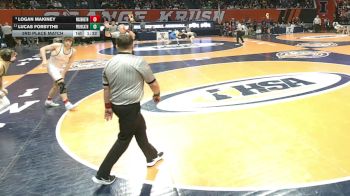 2A 132 lbs 3rd Place Match - Logan Makiney, Washington vs Lucas Forsythe, New Lenox (Providence Catholic)