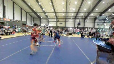 136 lbs Rr Rnd 1 - Aurora Hiebert, Thunder Mountain WC vs Zoey Pulver, Takedown Express W/C