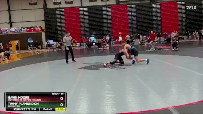 141 lbs Champ. Round 1 - Timmy Plamondon, Grand View vs Gavin Moore, University Of Central Missouri