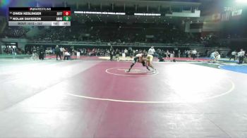 157 lbs Cons. Round 2 - Owen Keslinger, Sutter vs Nolan Davidson, Amador