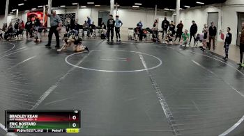 72 lbs Round 1 (4 Team) - Bradley Kean, Mat Warriors Red vs Eric Bostard, Full Circle