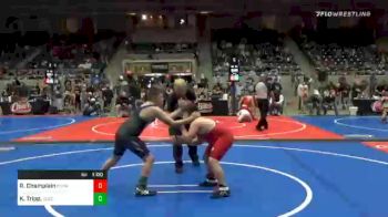 Prelims - Raymond Champlain, Fort Gibson Youth Wrestling vs Keegan Tripp., Checotah Matcats