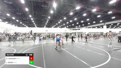 156 lbs Round Of 16 - Gavin Jacobsen, Nwtc vs Javon Badie, Madera Grapplers WC