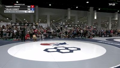 Senior Women Freestyle FS - 76 lbs Champ. Round 2 - Shenita Lawson, New York Athletic Club vs Kelani Corbett, The Valley Wrestling Club
