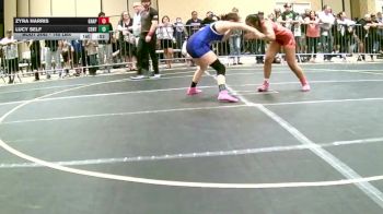 145 lbs Consi Of 8 #1 - Zyra Harris, Grapplers HI vs Lucy Self, Central Florida Wrestling