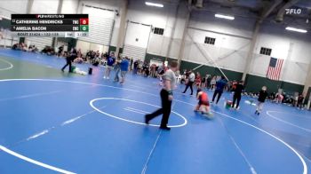 122-128 lbs Quarterfinal - Amelia Bacon, Eaglecrest Wrestling Club vs Catherine Hendricks, Torrington Wrestling Club