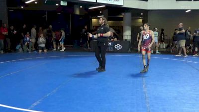 88 lbs Quarters - Gabriel Peace, Team PA vs Ian Weber, Ringers
