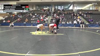 160 lbs Cons. Round 1 - Gracie Tolman, Minot State vs Ayana Medina, Linfield University