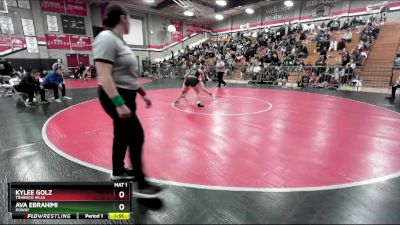 120 lbs Semifinal - Kylee Golz, Trabuco Hills vs Ava Ebrahimi, Poway