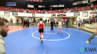 55 lbs Quarterfinal - Achilles Davie, Salina Wrestling Club vs Hudson Massara, Barnsdall Youth Wrestling