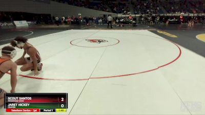 5A-120 lbs Quarterfinal - Scout Santos, Mountain View vs Jaret Hickey, Crater