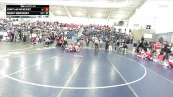 138 lbs Champ. Round 1 - Mckay Strasburg, Weber vs Jonathan Gonzalez, Grand County