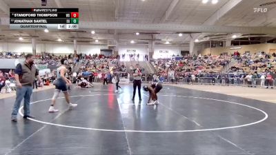 AA 190 lbs Quarterfinal - Jonathan Santel, Siegel High School vs Standford Thompson, West Creek High School