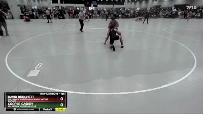 165 lbs Cons. Round 2 - Cooper Caskey, Arlington Wrestling Club vs David Burchett, Goldman`s Wrestling Academy Of The Rockies