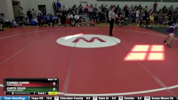 132 lbs Round 2 - Camden Hamric, Susan Moore Hs vs Kurtis Soles, Cherokee County