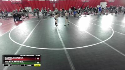 61-65 lbs Round 3 - Gabriel Escalona, Wisconsin vs Maurice Krueger, Pardeeville Boys Club Youth Wrestling