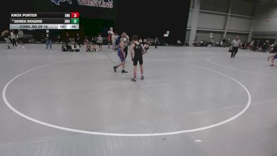 105 lbs Cons. Rd Of 16 - Knox Porter, Sebolt Wrestling Academy vs Derek Rogers, Southport Wrestling Club