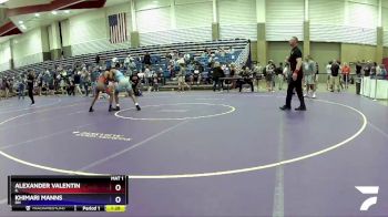 120 lbs Champ. Round 2 - Alexander Valentin, IL vs Khimari Manns, OH